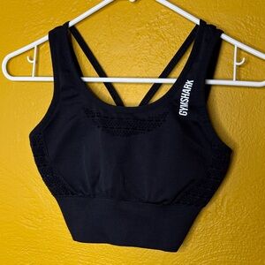 Gymshark Energy Midnight Black Sports Bra- Like NWOT